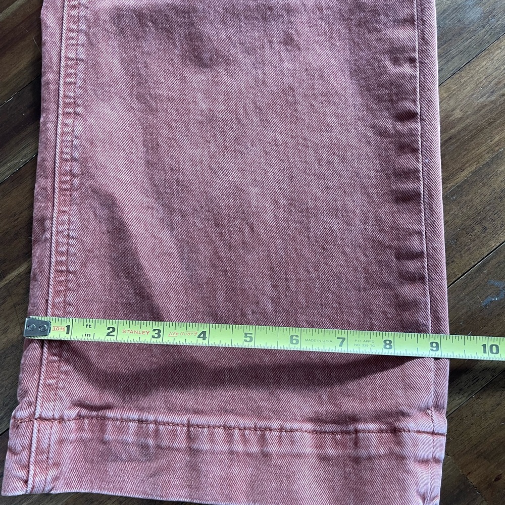 PAIGE Anessa wide leg ankle jeans terracotta - Picture 8 of 11